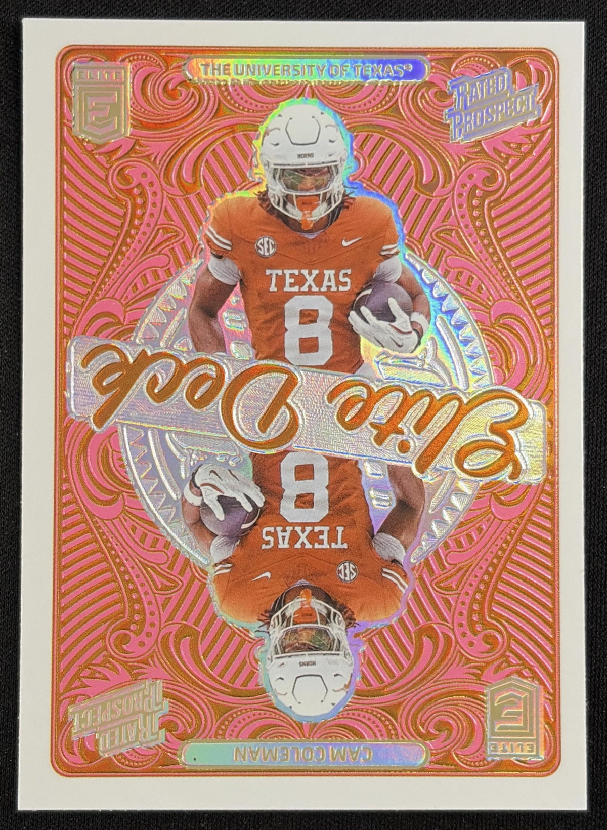 Cam Coleman 2026 Panini Donruss Elite Deck Longhorns