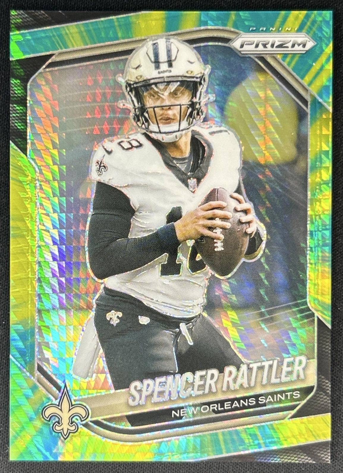 Spencer Rattler 2025 Panini Prizm Hyper /200 Saints