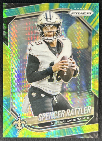 Spencer Rattler 2025 Panini Prizm Hyper /200 Saints