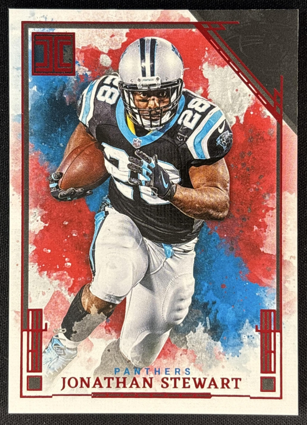 Jonathan Stewart 2025 Panini Impeccable Ruby /8 Panthers front