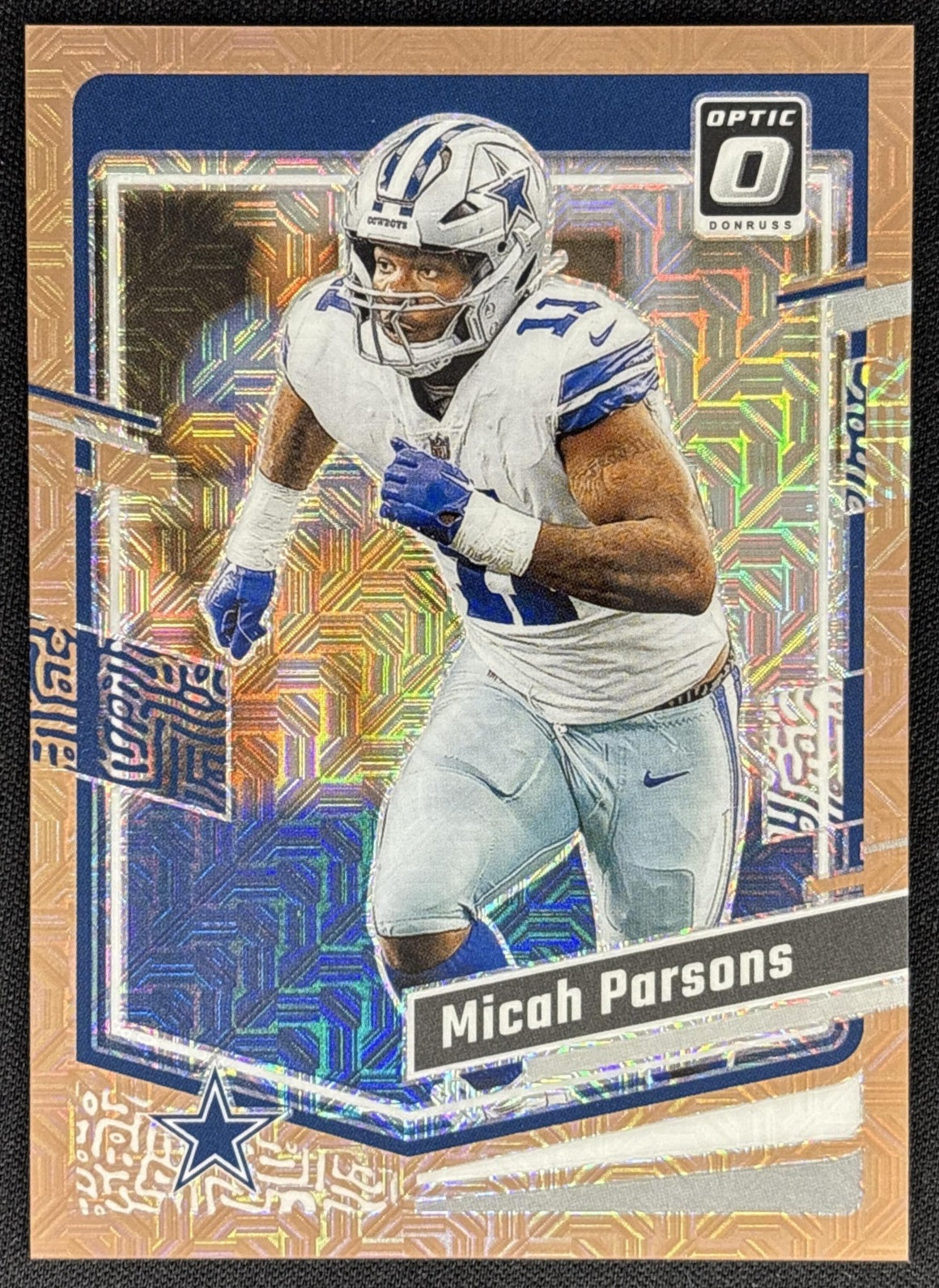 Micah Parsons 2023 Panini Donruss Optic Bronze Mojo Prizm /35 Cowboys Dallas Cowboys