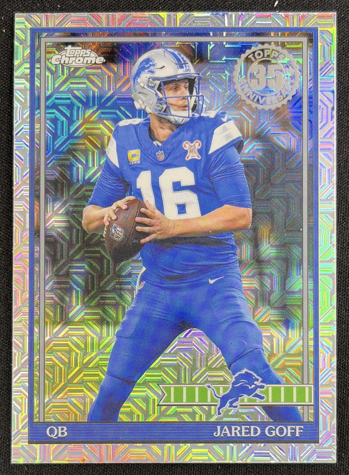 Jared Goff 2026 Topps 1991 Chrome Mojo Refractor Lions