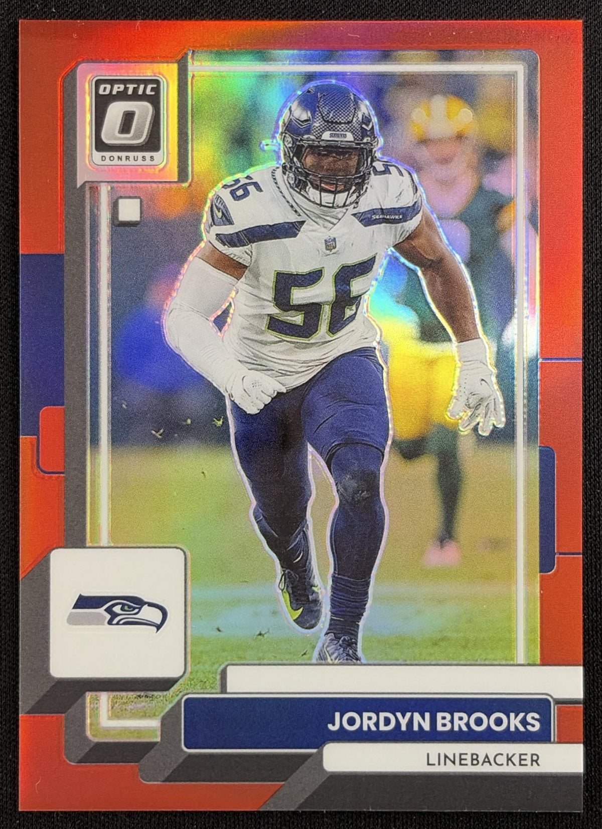 Jordyn Brooks 2022 Panini Donruss Optic Red /99 Seahawks