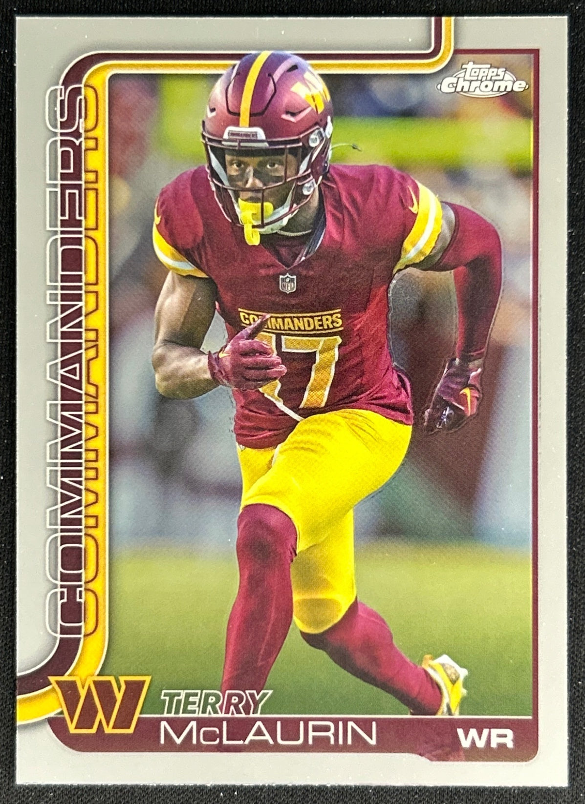 Terry McLaurin 2025 Topps Chrome Commanders Default Title Sports Trading Cards