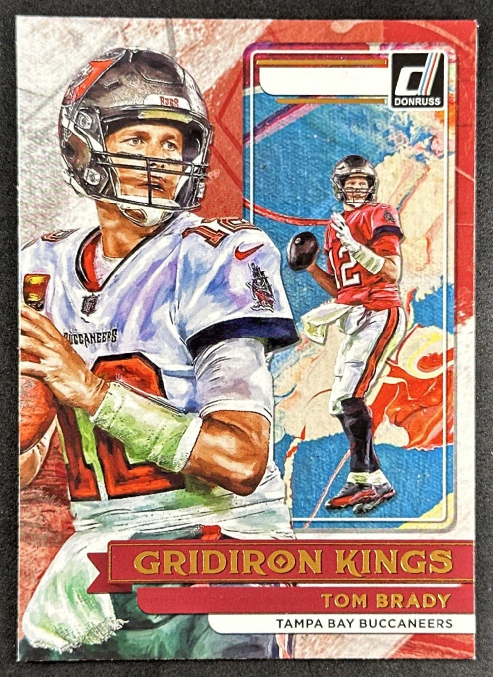 Tom Brady 2022 Panini Donruss Gridiron Kings Buccaneers