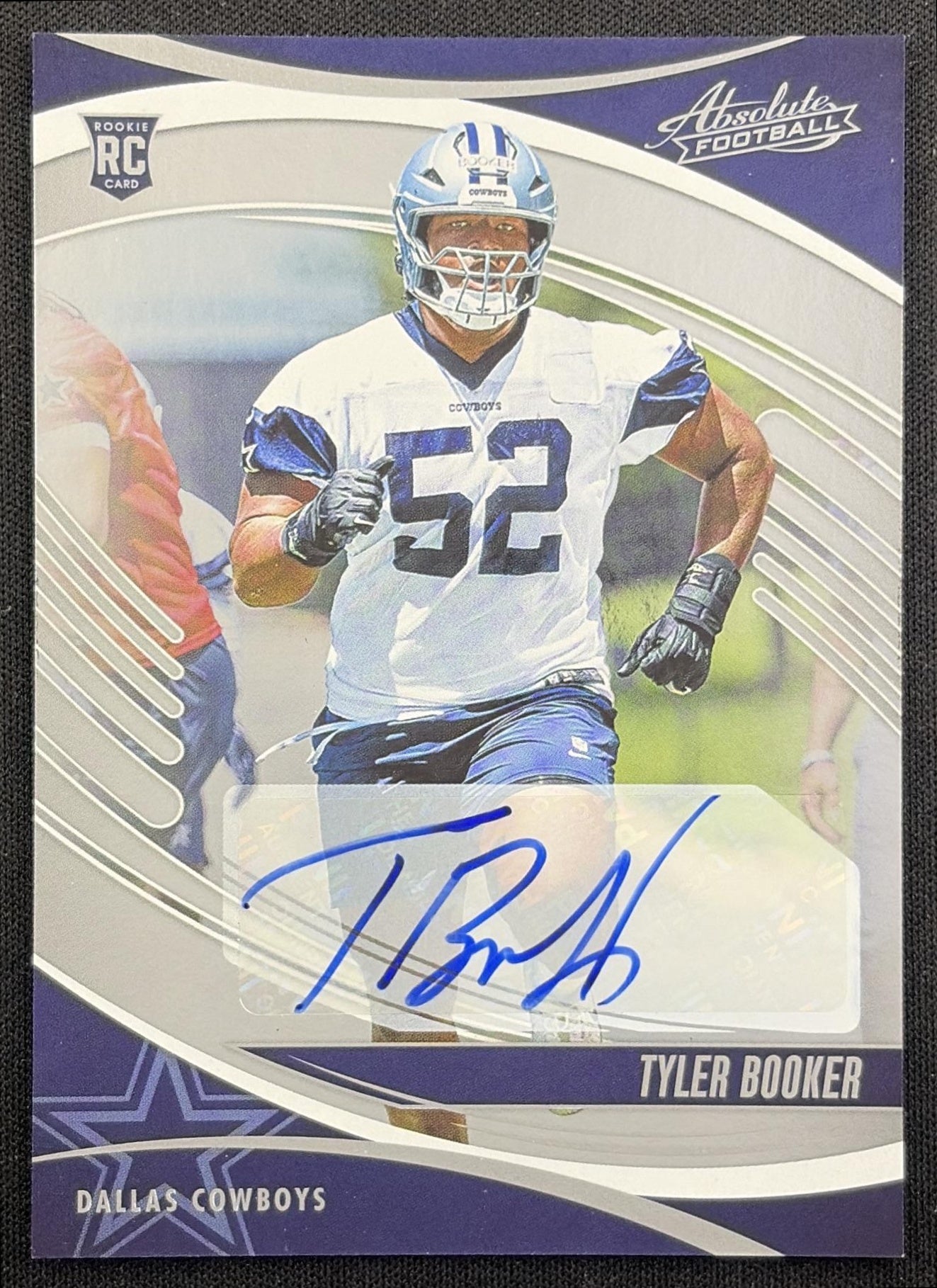 Tyler Booker 2025 Panini Absolute Signature Rookies Cowboys