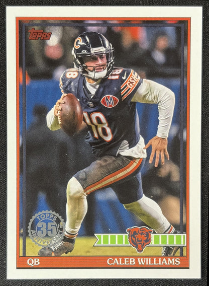 Caleb Williams 2026 Topps 1991 Bears front