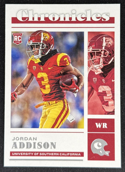 Jordan Addison 2023 Panini Chronicles Draft Picks Vikings Default Title Sports Trading Card