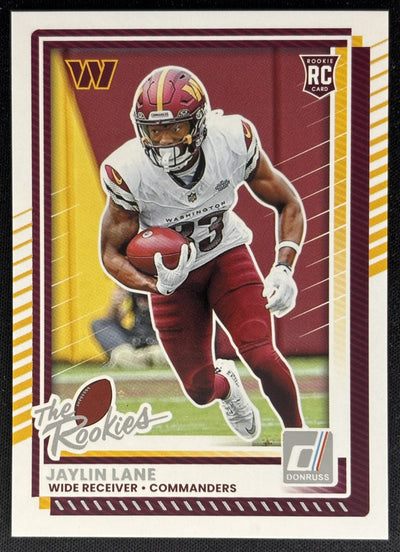 Jaylin Lane 2025 Panini Donruss Rookies & Highlights Commanders Sports Trading Cards