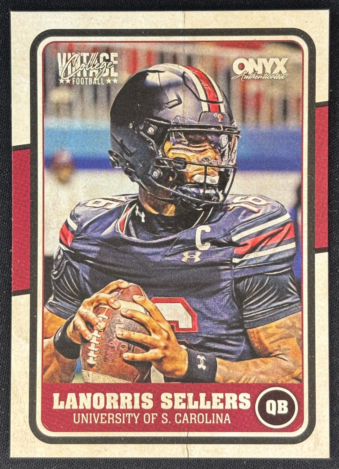 LaNorris Sellers 2025 Onyx Vintage Sports Trading Cards