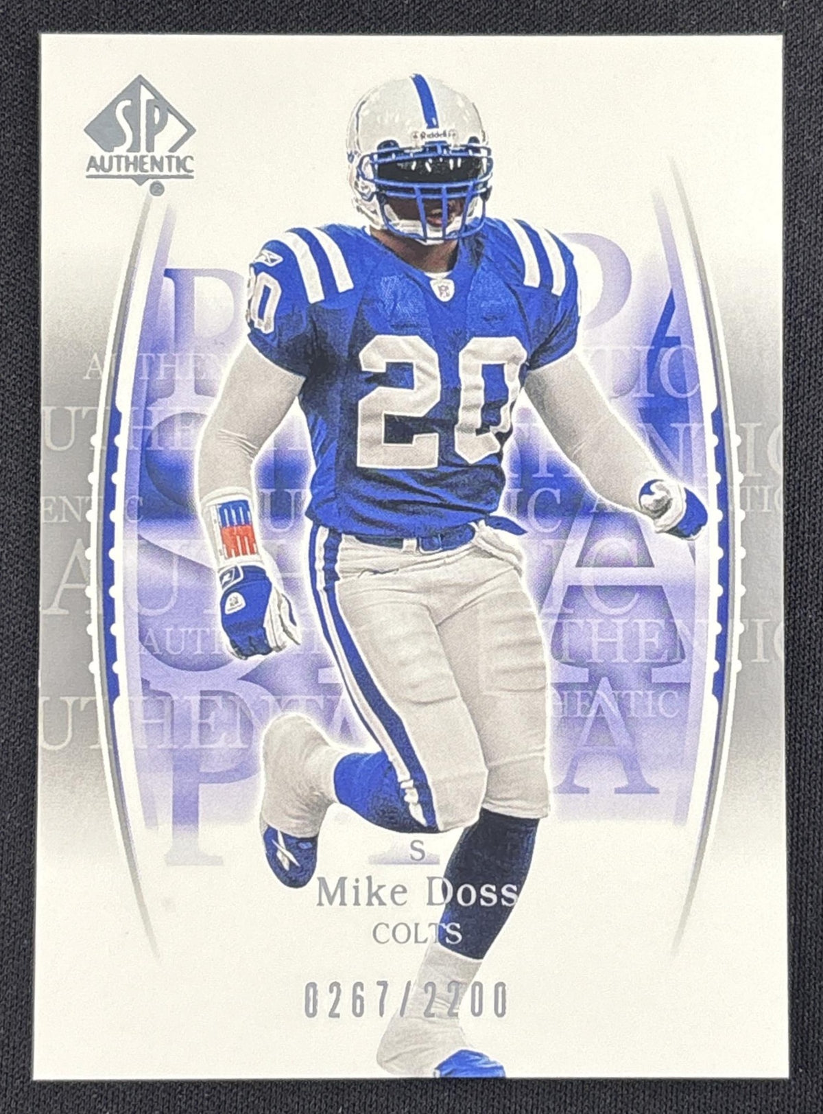 Mike Doss 2003 SP Authentic /2200 Colts