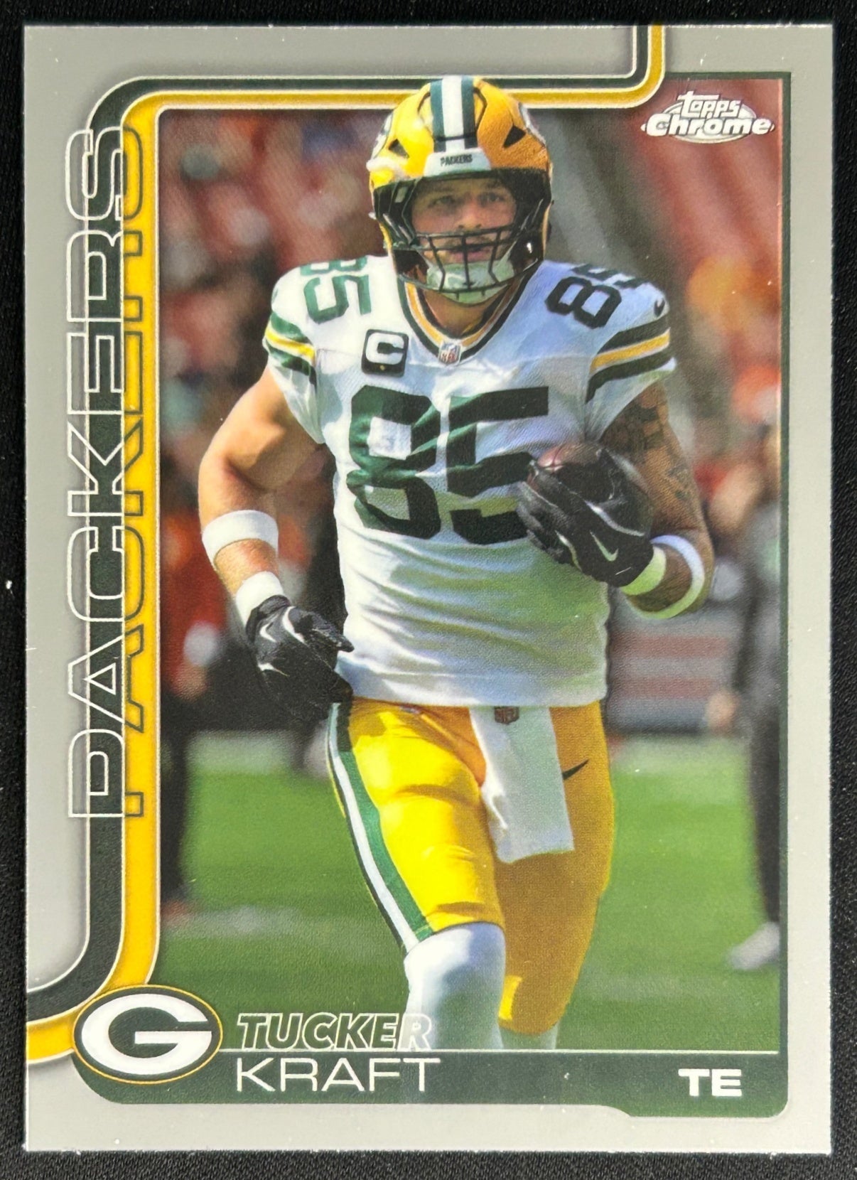 Tucker Kraft 2025 Topps Chrome Packers Default Title Sports Trading Cards