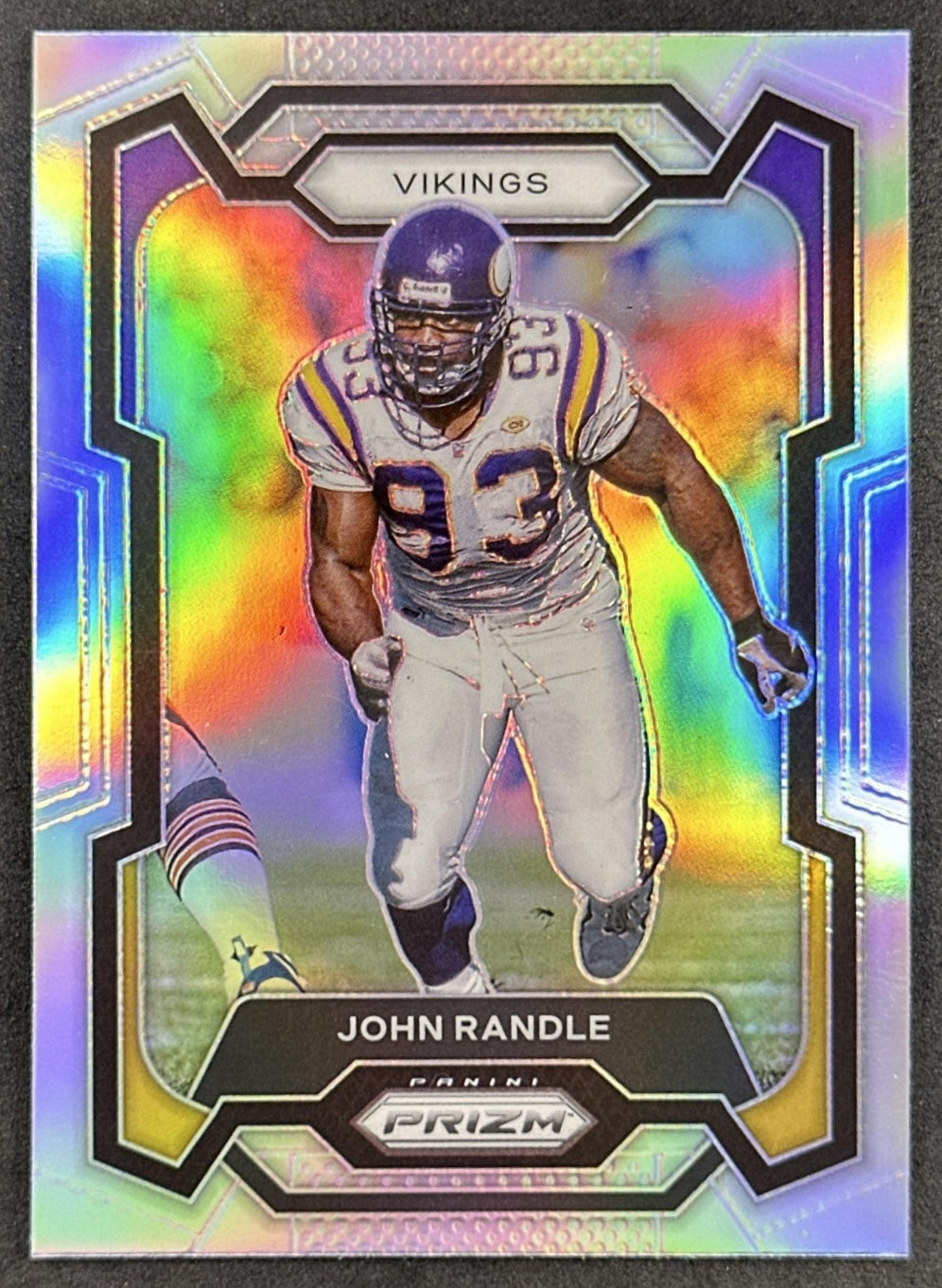 John Randle 2023 Panini Prizm Silver Vikings Sports Trading Card