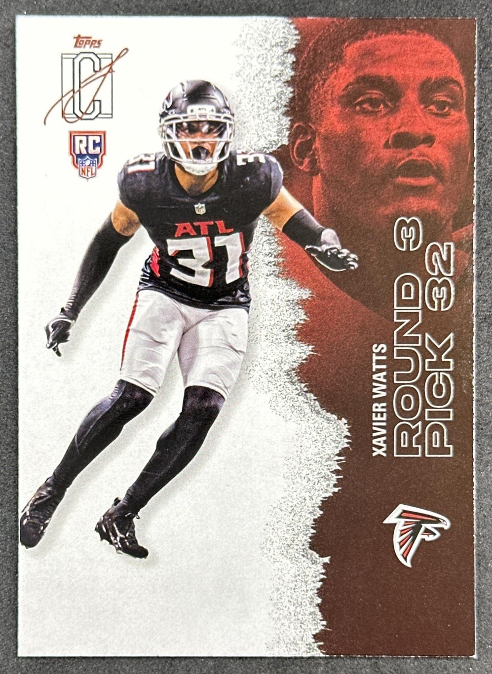 Xavier Watts 2025 Topps Signature Class Rookie Falcons