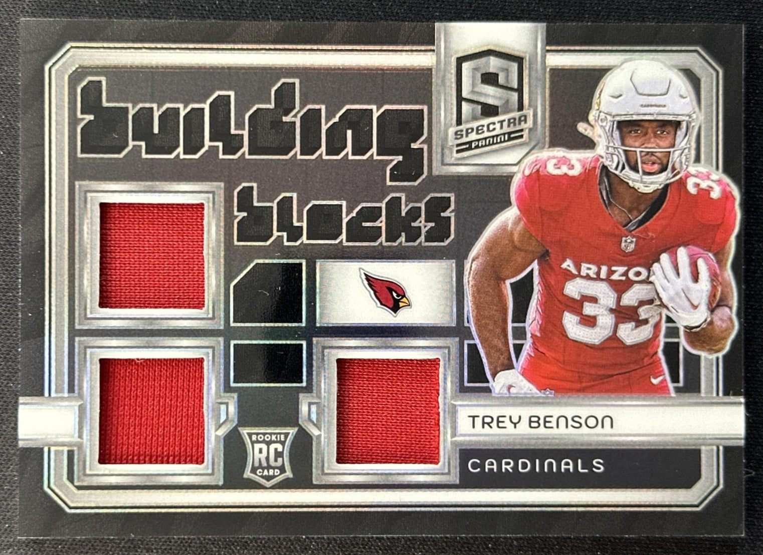 Trey Benson 2024 Panini Spectra Building Blocks /99 Cardinals