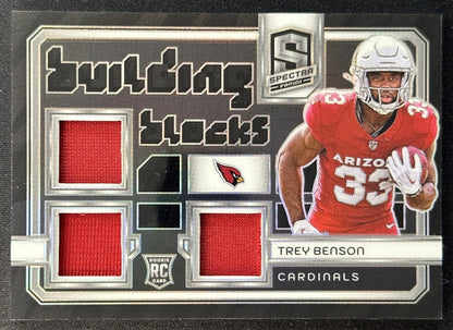 Trey Benson 2024 Panini Spectra Building Blocks /99 Cardinals