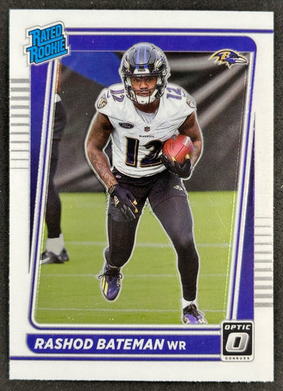 Rashod Bateman 2021 Donruss Optic Rated Rookie Ravens Default Title Football