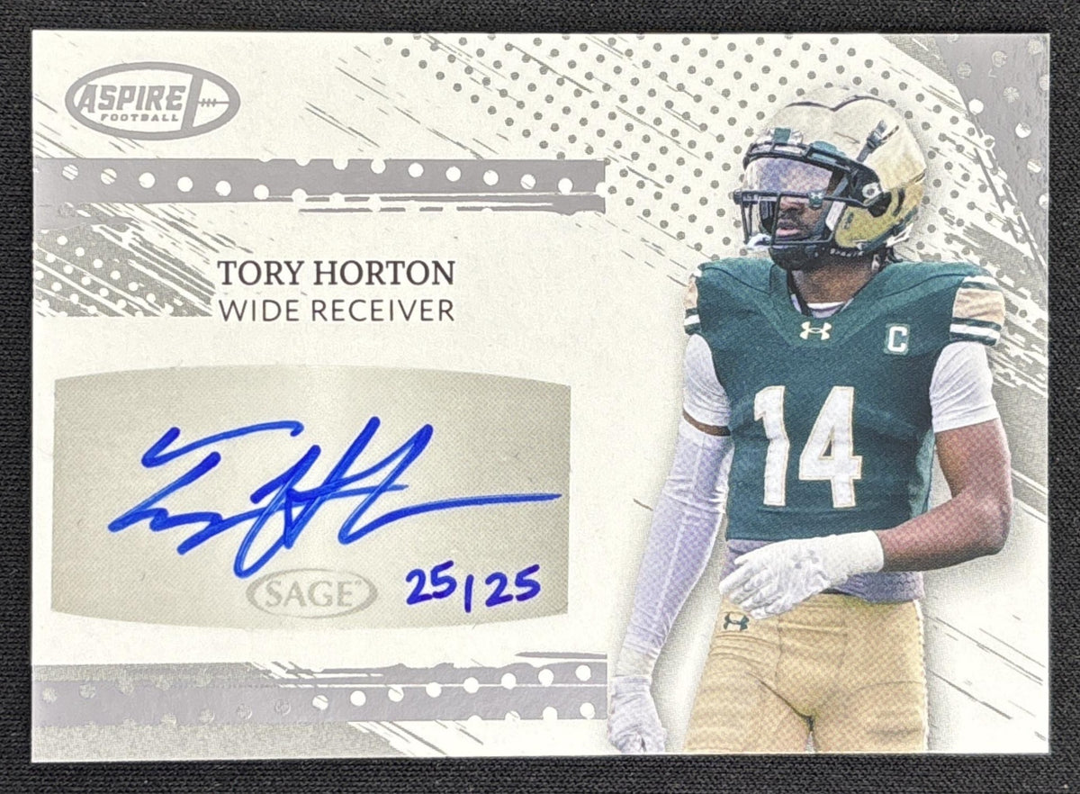 Tory Horton 2025 SAGE Aspire Auto Silver /25