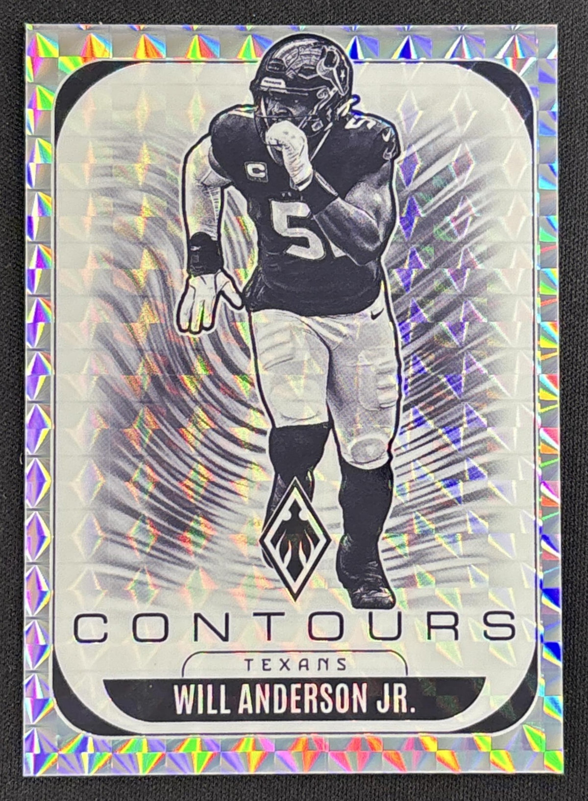 Will Anderson Jr. 2025 Panini Phoenix Contours Silver Pyramids /299 Texans