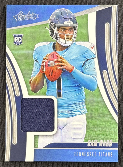 Cam Ward 2025 Panini Absolute Rookie Materials Titans