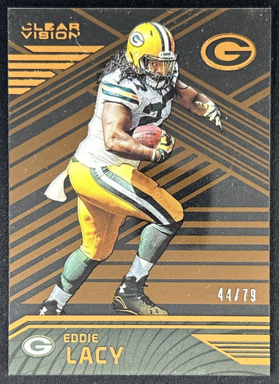 Eddie Lacy 2016 Panini Clear Vision Bronze /79 Packers front