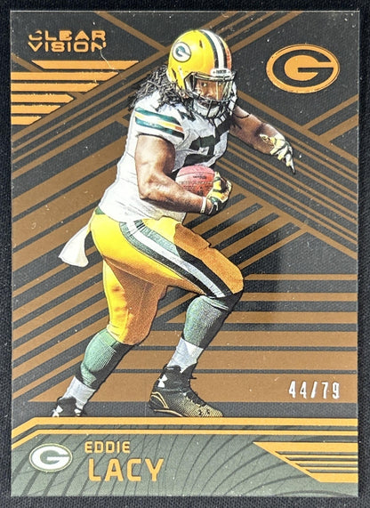 Eddie Lacy 2016 Panini Clear Vision Bronze /79 Packers front