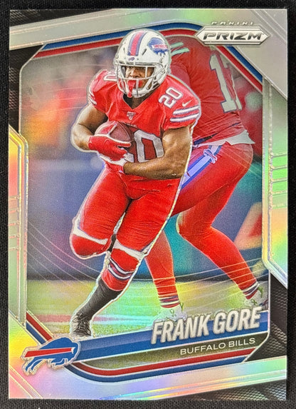 Frank Gore 2025 Prizm Silver Prizms Bills - Front