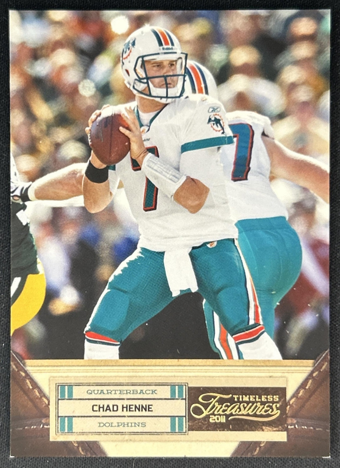 Chad Henne 2011 Panini Timeless Treasures Gold /49 Dolphins front