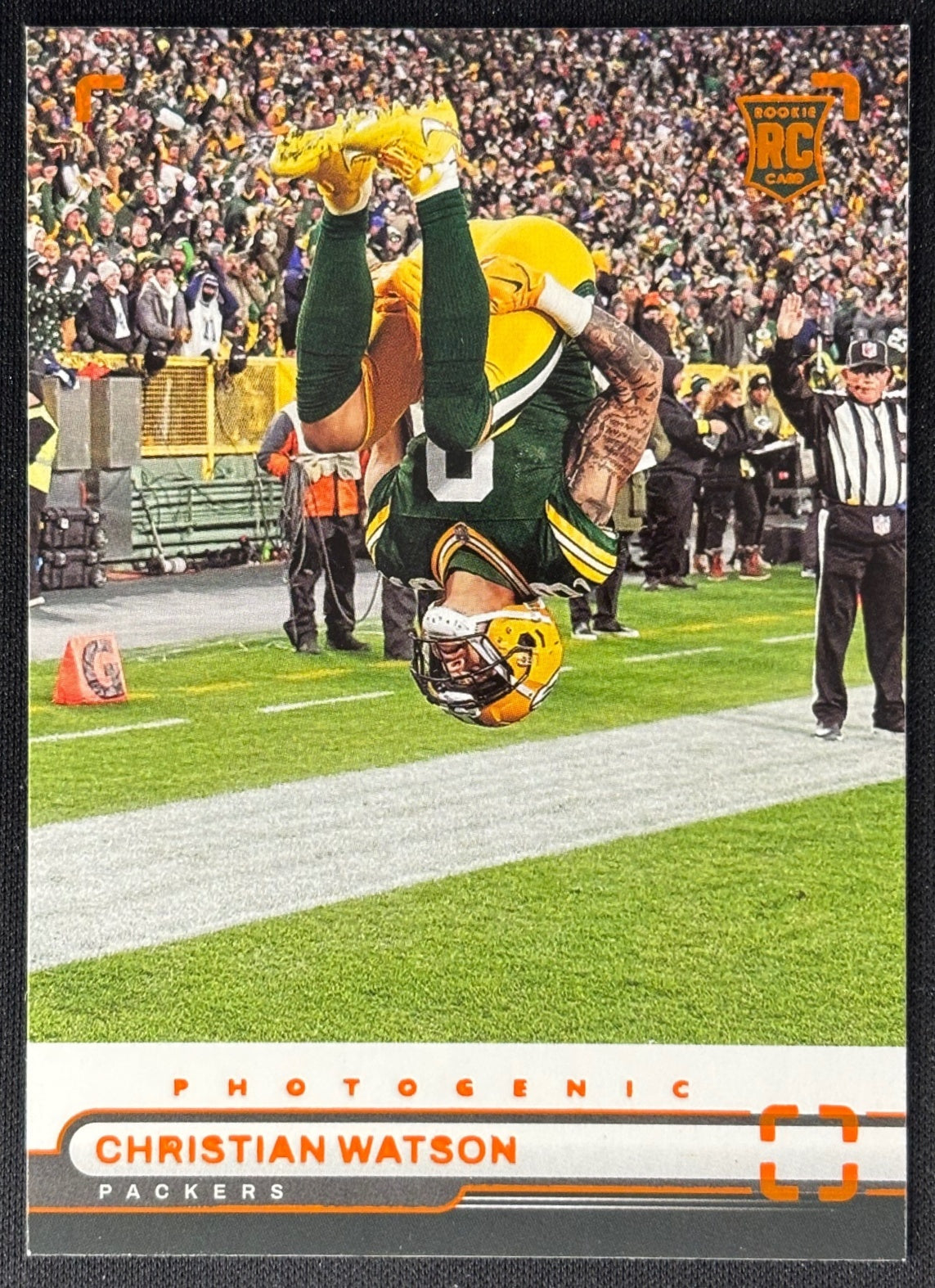 Christian Watson 2022 Chronicles Photogenic Orange Packers