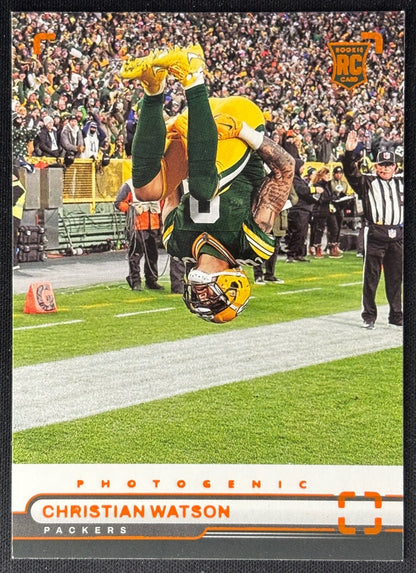Christian Watson 2022 Chronicles Photogenic Orange Packers