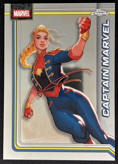 Captain Marvel 2026 Topps Chrome Comics