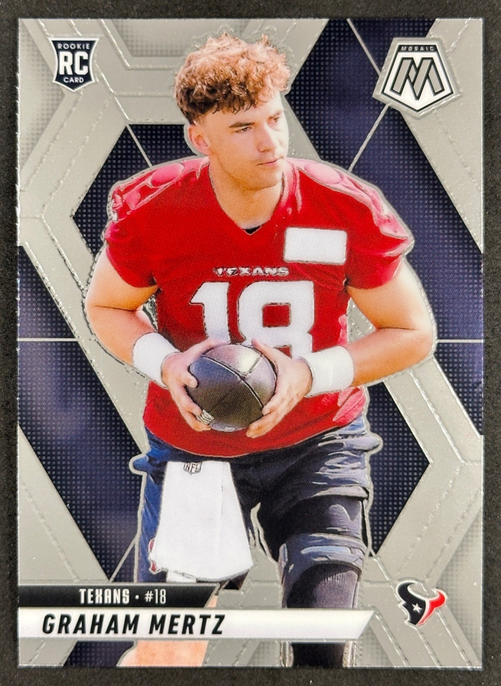 Graham Mertz 2025 Mosaic Rookies Texans Sports Trading Card