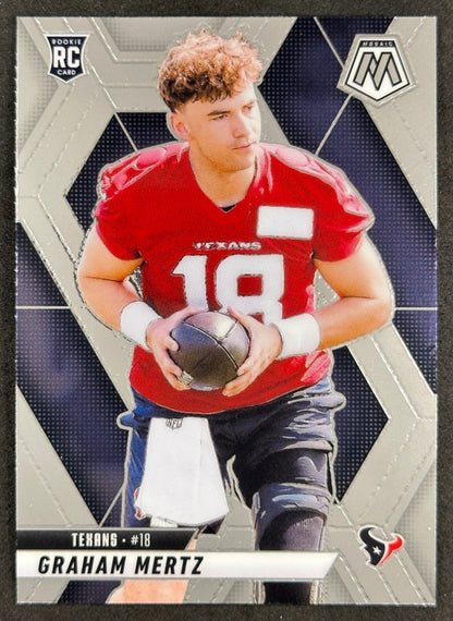 Graham Mertz 2025 Mosaic Rookies Texans Sports Trading Card