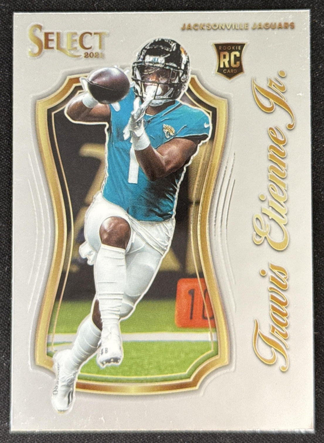 Travis Etienne Jr. 2021 Panini Select Certified Rookies Jaguars Default Title Sports Trading Card