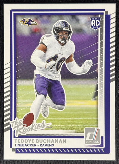 Teddye Buchanan 2025 Panini Donruss Rookies & Highlights Ravens Sports Trading Cards