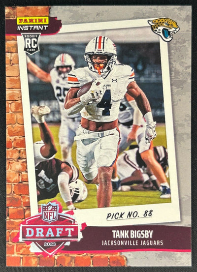 Tank Bigsby 2023 Panini Instant NFL Draft Night Jaguars Sports Trading Cards