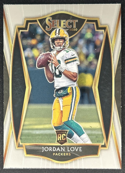 Jordan Love 2020 Panini Select Premier Packers front