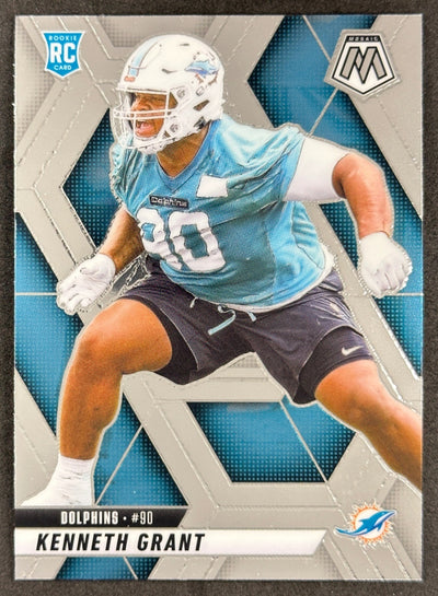 Kenneth Grant 2025 Mosaic Rookies Dolphins Sports Trading Card