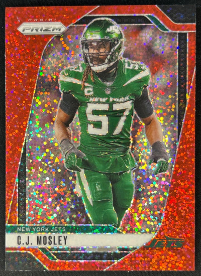 C.J. Mosley 2024 Prizm Red Jets front