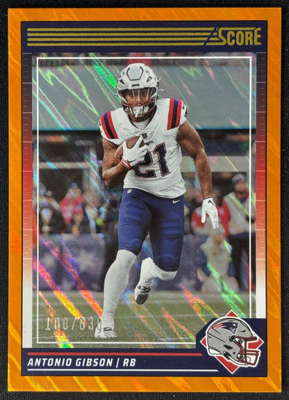 Antonio Gibson 2024 Score Lava /630 Patriots - Front image