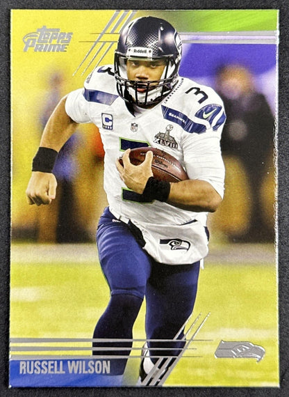 Russell Wilson 2014 Topps Prime Seahawks Seattle Seahawks Sports Trading Card