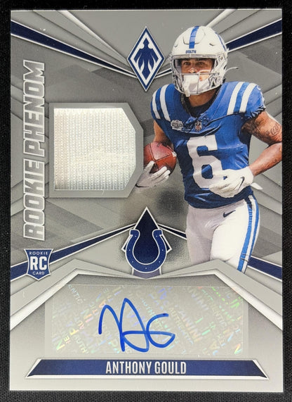 Anthony Gould 2024 Panini Phoenix Rookie Phenoms Jersey Auto /299 Colts Front