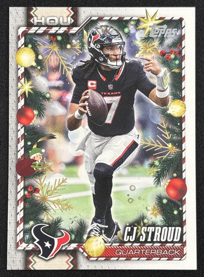 CJ Stroud 2026 Topps Holiday Hidden Elf Texans Sports Trading Card