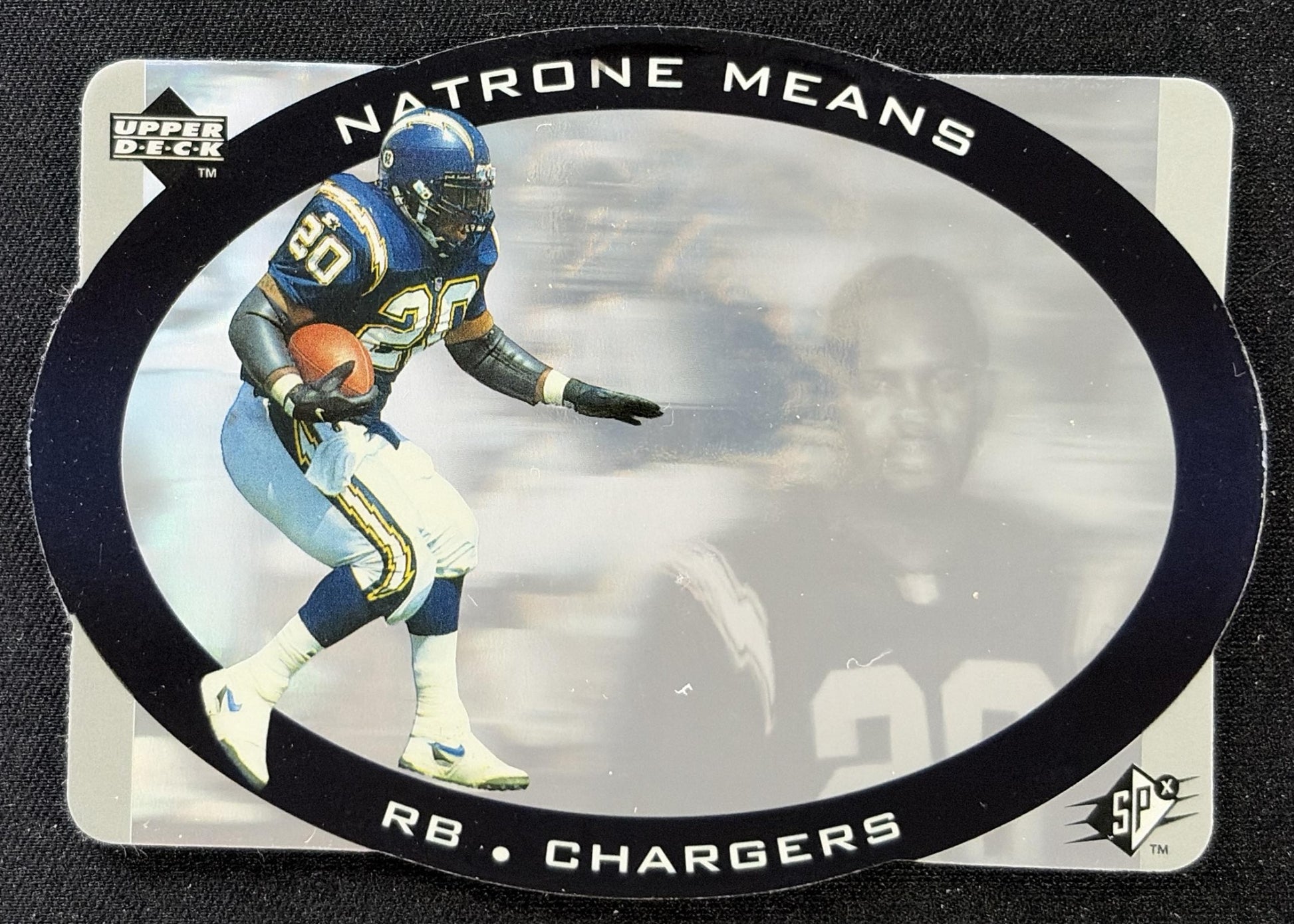 Natrone Means 1996 SPx Chargers