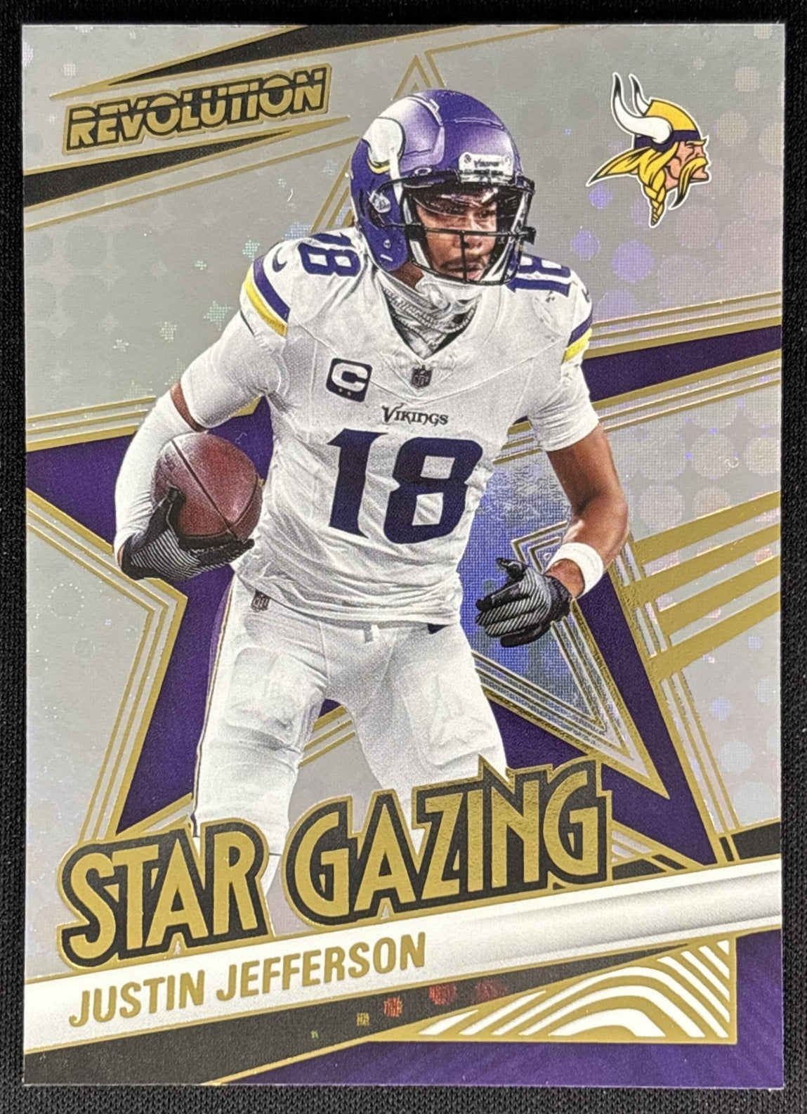 Justin Jefferson 2025 Panini Revolution Star Gazing Vikings Sports Trading Cards