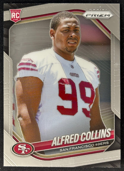 Alfred Collins 2025 Prizm 49ers Sports Trading Card
