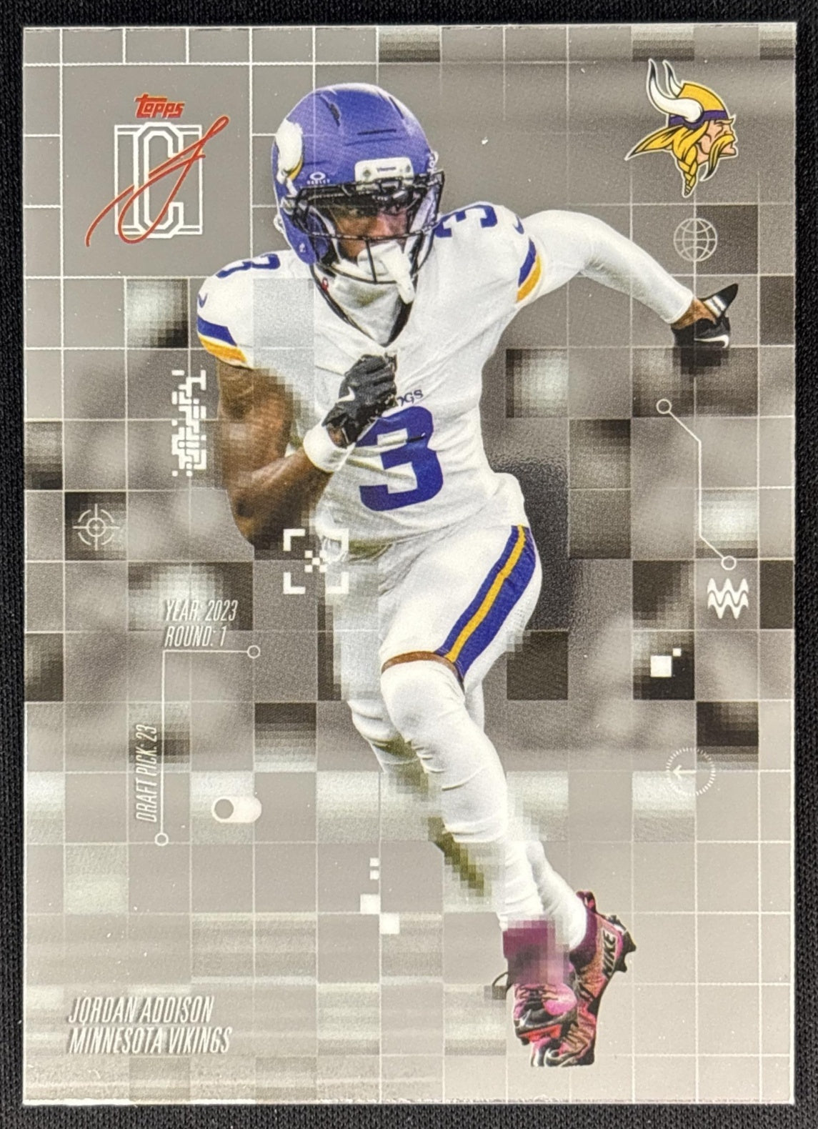 Jordan Addison 2025 Topps Signature Class After Image Vikings Sports Trading Cards