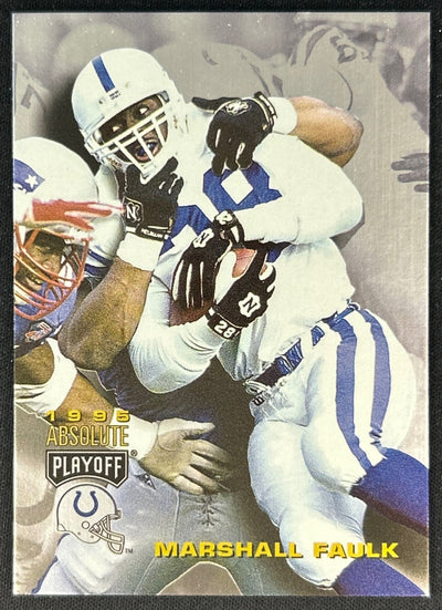 Marshall Faulk 1995 Absolute Playoff Colts Default Title Sports Trading Cards