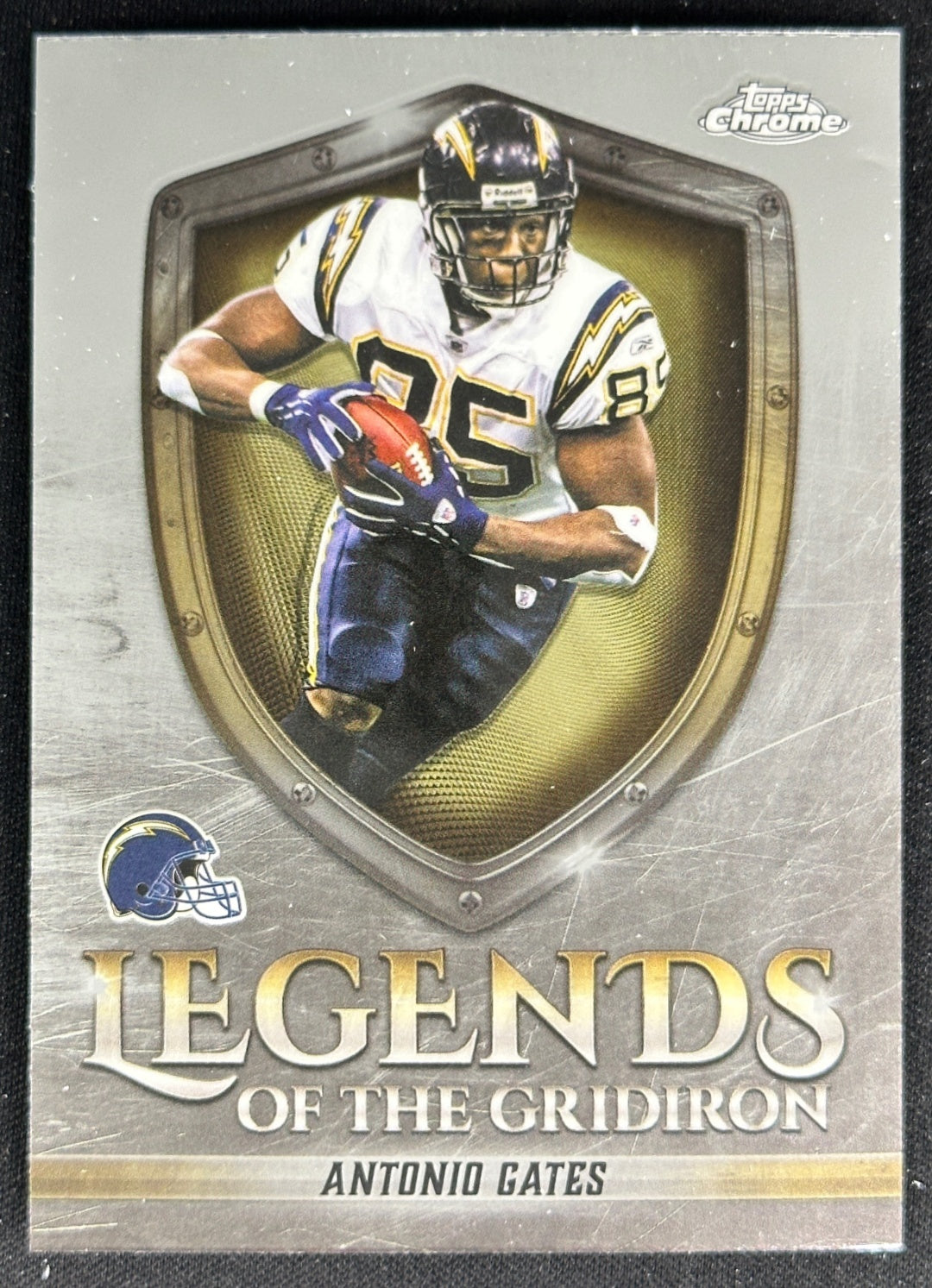 Antonio Gates 2025 Topps Chrome Legends of the Gridiron Chargers Sports Trading Cards