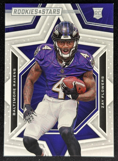 Zay Flowers 2023 Panini Rookies & Stars Ravens Baltimore Ravens Sports Trading Card